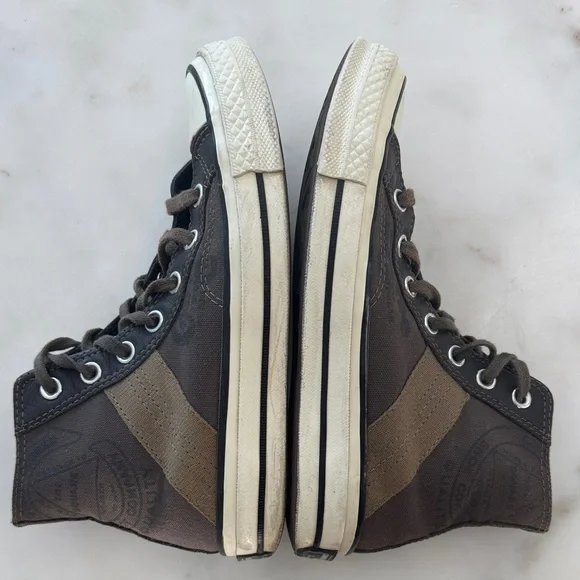 Converse Chuck 70 High-Top Sneakers - Dark Brown and Tan. Unisex M4. W6 - Picture 8 of 13